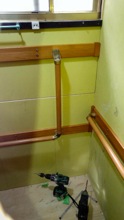トイレリフォーム中